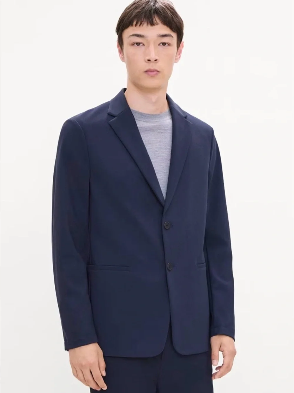 Theory Clinton Blazer in Precision Ponte